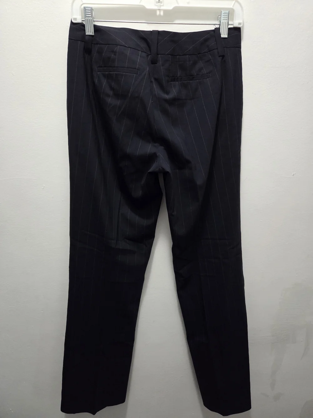 Banana Republic 2R Black Pinstripe Dress Pants